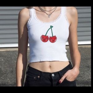 Brandy Melville Devil Cherry Tank